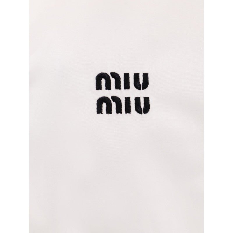 Miu Miu Camicia in cotone con ricamo Miu Miu - Etoilux