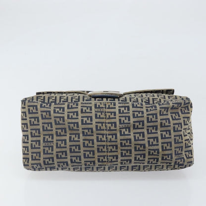 Fendi Mamma Baguette Zucchino Canvas Navy – 28 cm - Etoilux