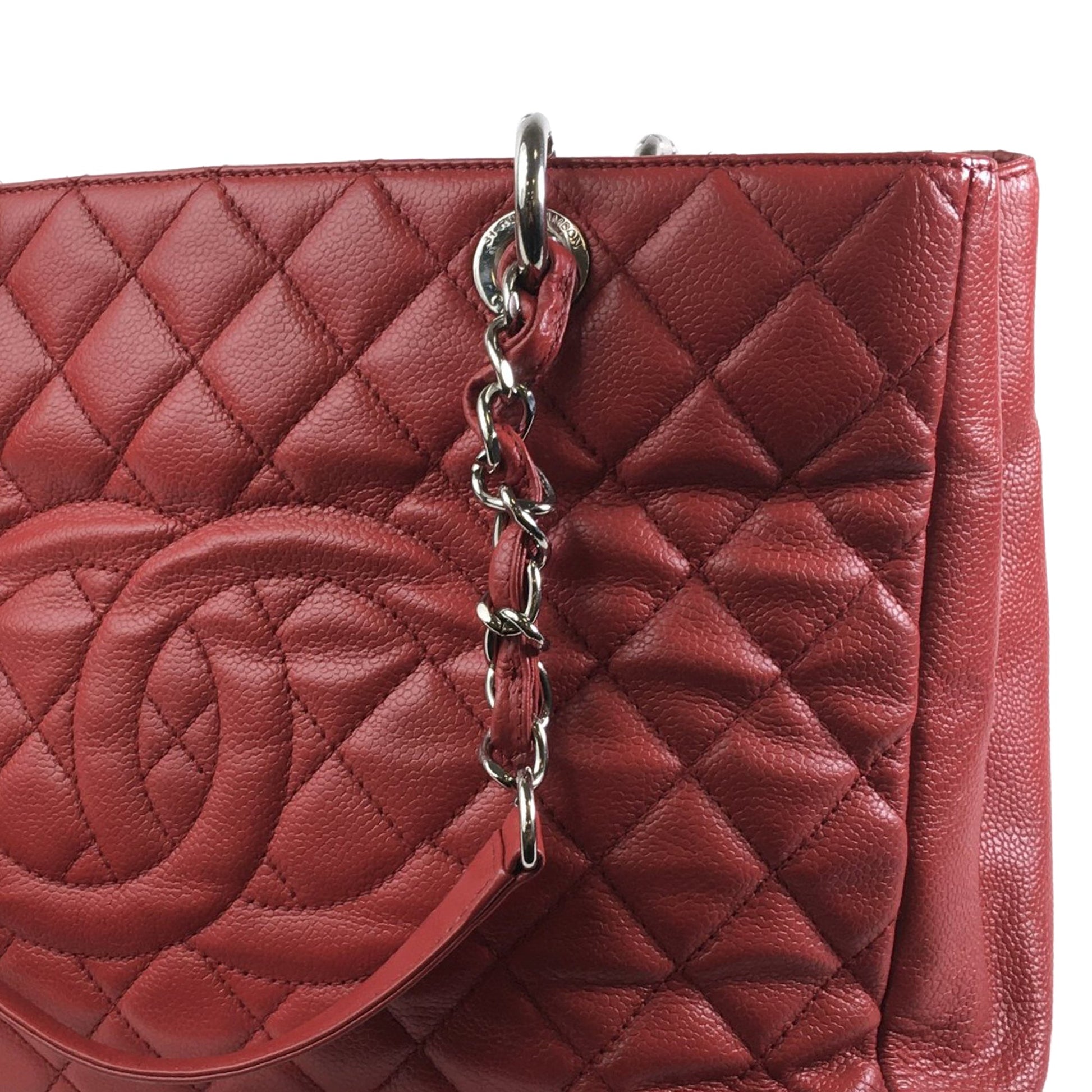 Chanel – Borsa Shopping Caviar Grand in Pelle Rossa – 2011 - Etoilux