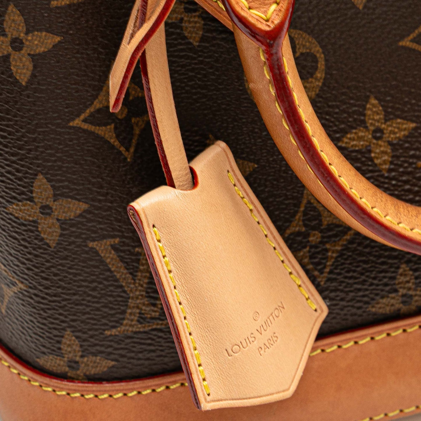 Louis Vuitton Alma BB Monogram Canvas – Pelle Vacchetta – Size BB - Etoilux