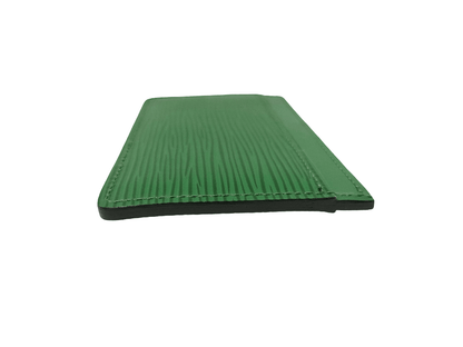 Louis Vuitton Porta Carte in Pelle Epi Verde Borneo – 11 cm - Etoilux
