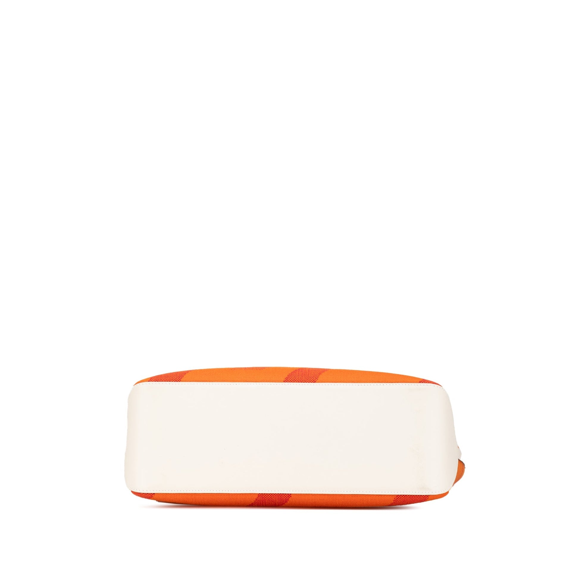 Hermès Cabas H en Biais 40 Toile H Arancione / Pelle Swift 2022 – 36 cm - Etoilux