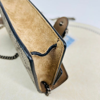 Gucci Dionysus Super Mini in tela GG Supreme – Khaki - Etoilux