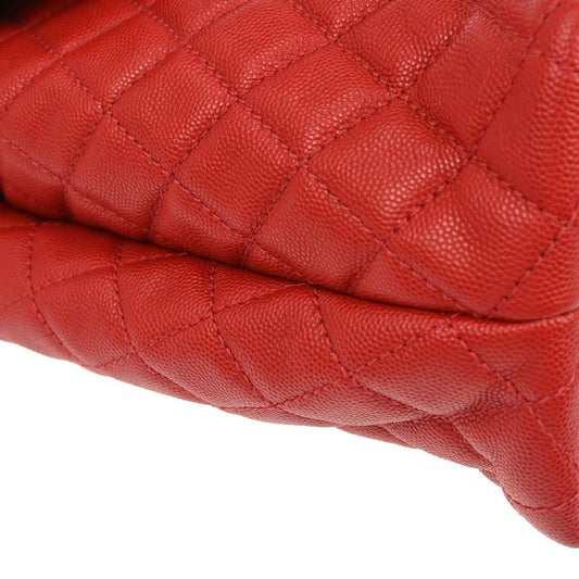 Chanel Coco Handle Medium Pelle Caviar Rossa Hardware Ruthenio 2017 – 32 cm - Etoilux