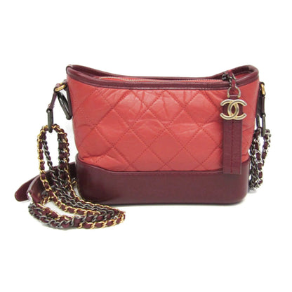 Chanel Gabrielle Hobo Small bicolor rosa bordeaux hardware misto