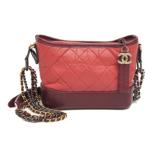 Chanel Gabrielle Hobo Small bicolor rosa bordeaux hardware misto