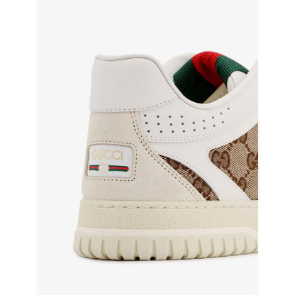 Gucci Sneakers basse Re - Web in pelle e camoscio con inserti in tessuto GG Supreme - Etoilux