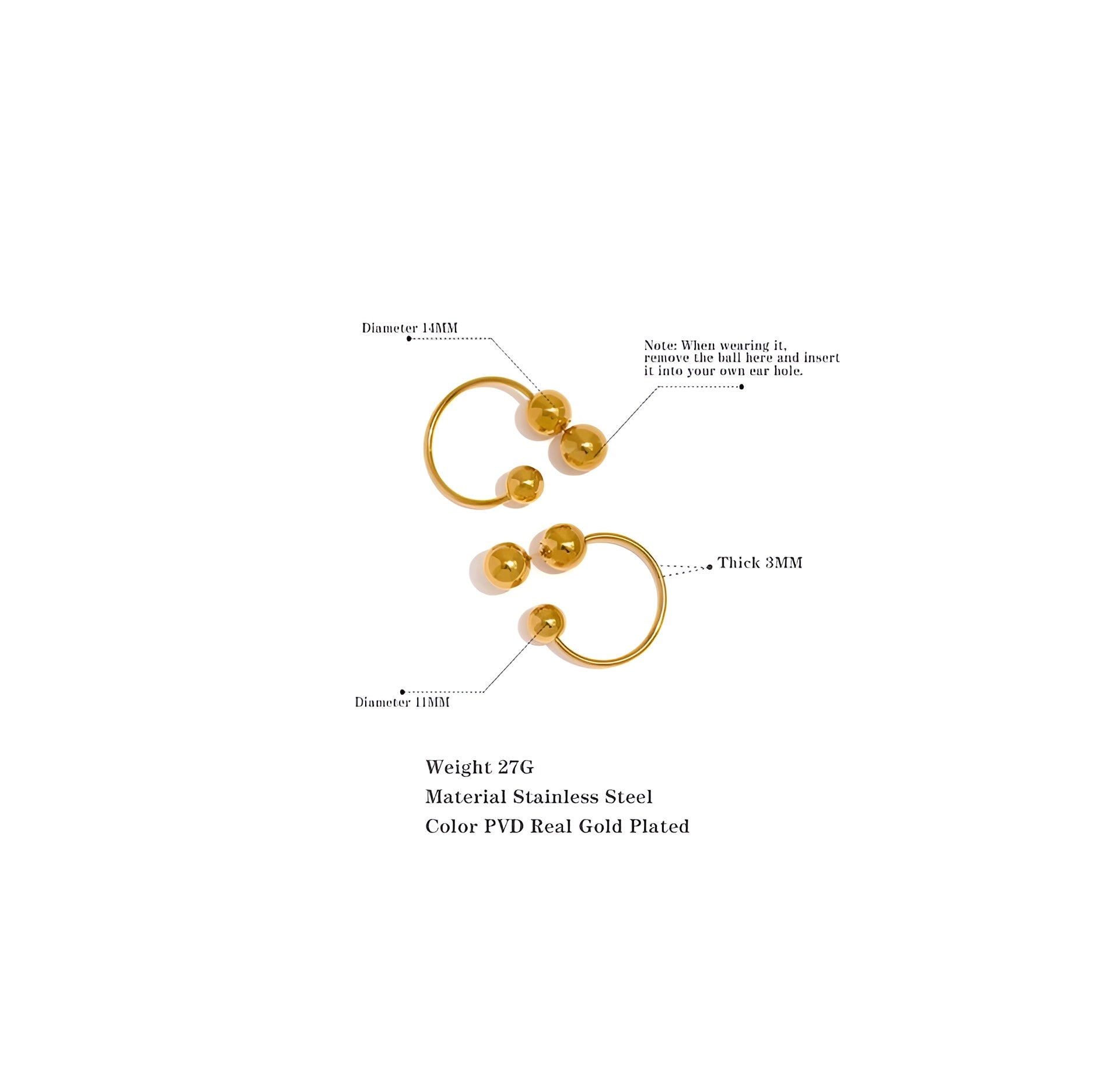BEHI MIA EARRINGS - Etoilux