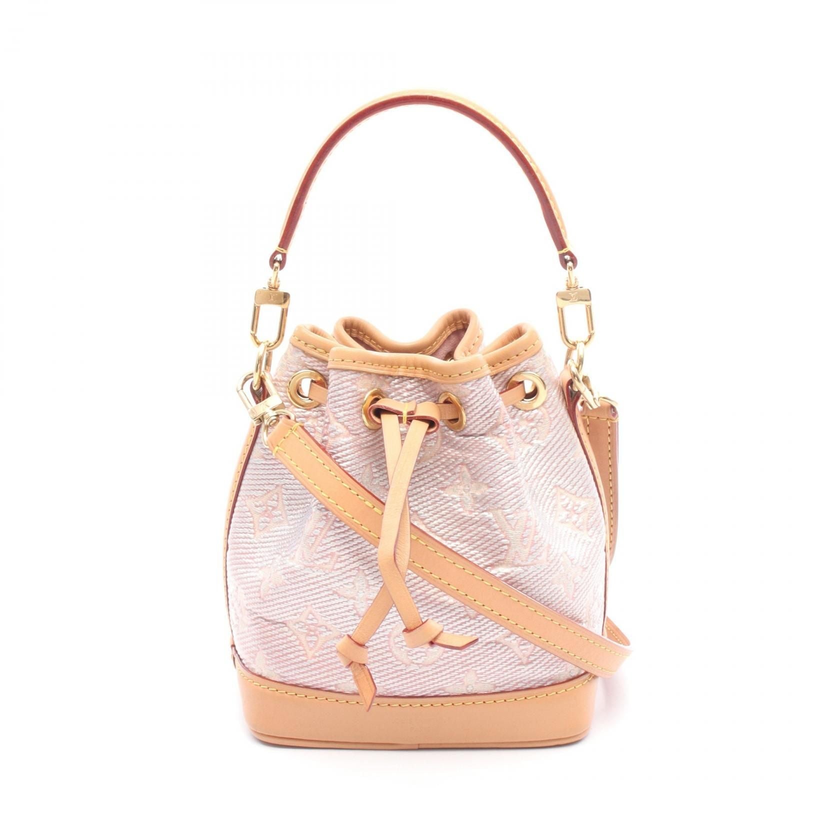  Louis Vuitton Nano Noé Monogram Denim Rose M82427 | Etoilux