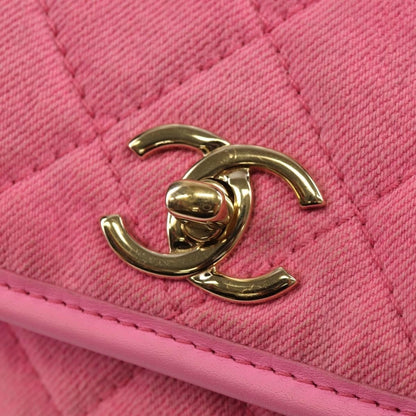Chanel Small Flap Bag Denim Trapuntato Rosa – 20 cm - Etoilux