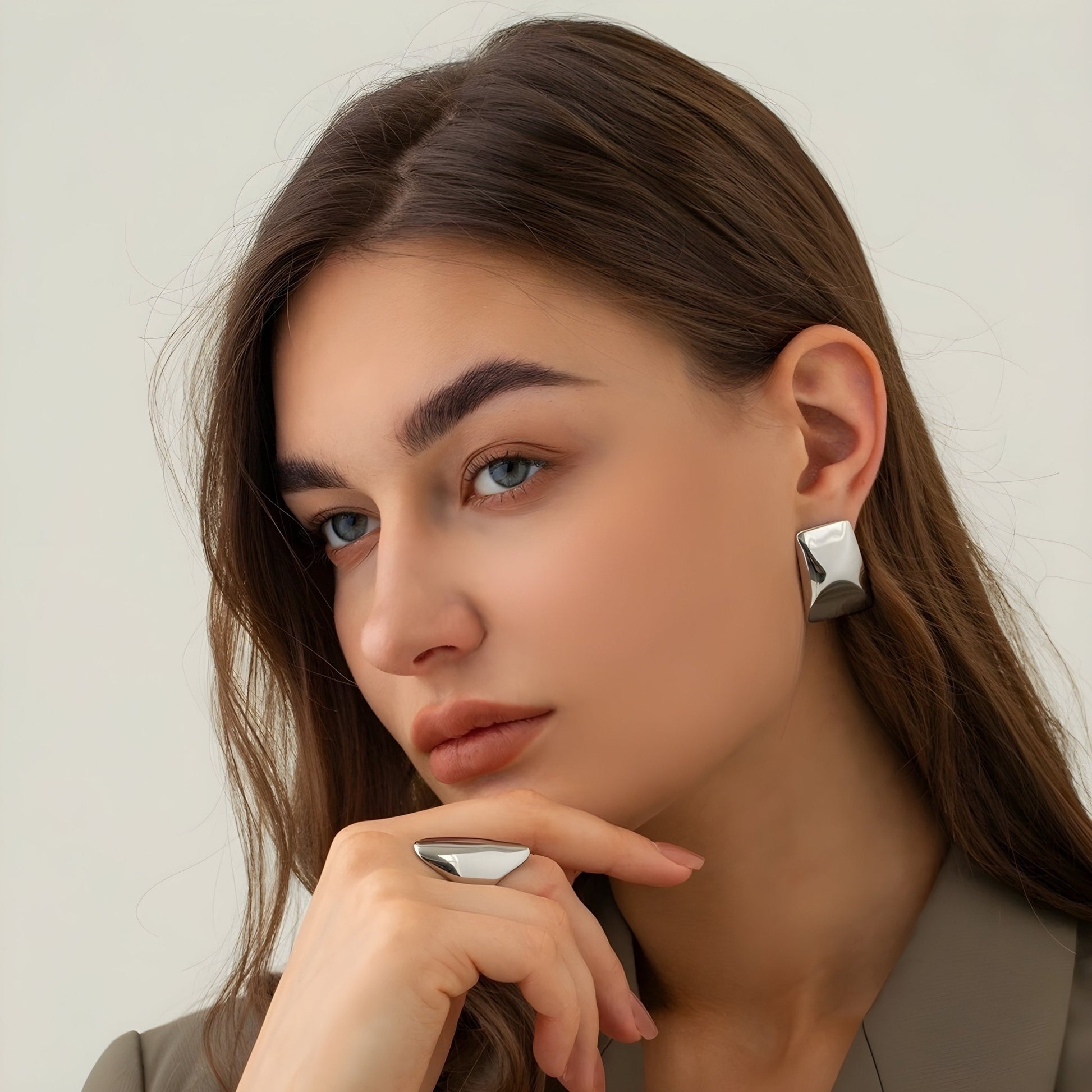 BEHI SILVA EARRINGS - Etoilux