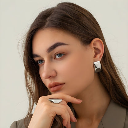 BEHI SILVA EARRINGS - Etoilux