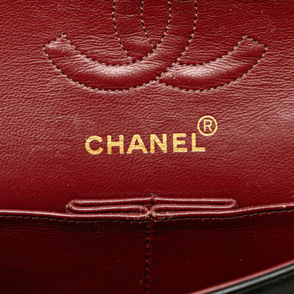 Chanel Classic Double Flap Small – Pelle di agnello nera – Serie 1 (1989–1991) - Etoilux