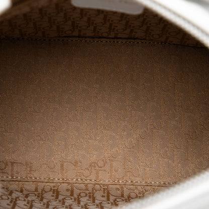 Christian Dior Lady Dior Medium Pelle di Vitello Bianca 2003 – 24 cm - Etoilux