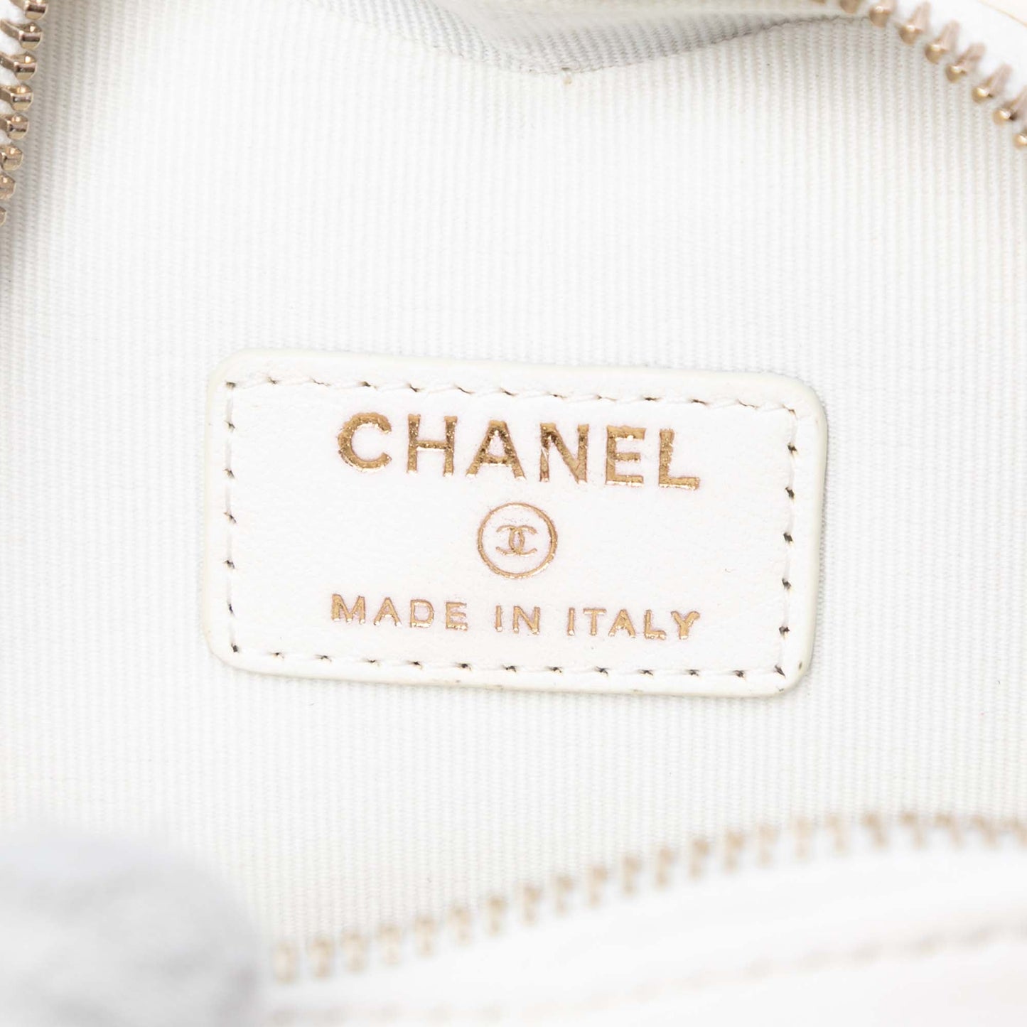 Chanel Heart Bag Pelle di Agnello Bianca – 11 cm - Etoilux