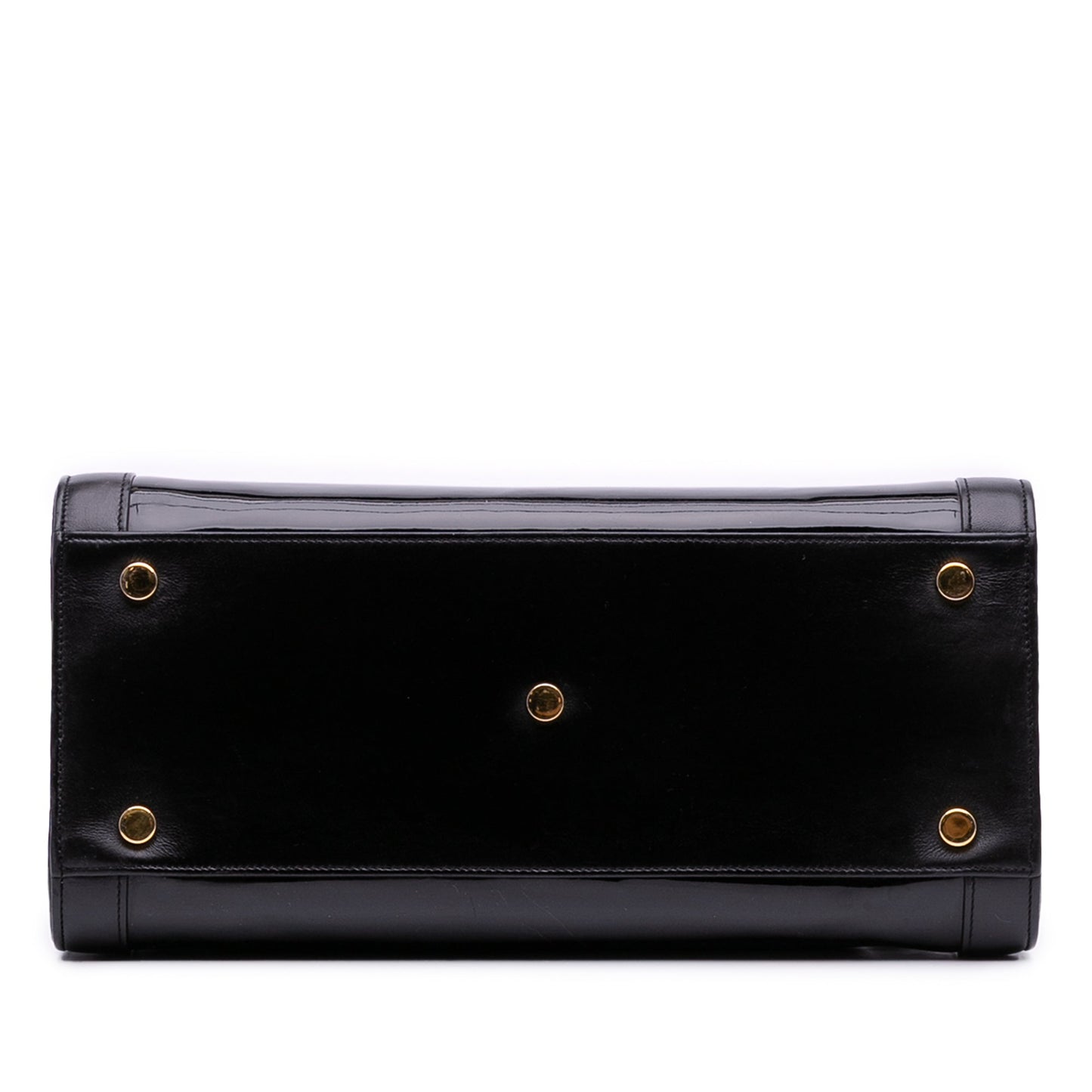 Saint Laurent Sac de Jour Large in pelle verniciata nera – 2014 - Etoilux