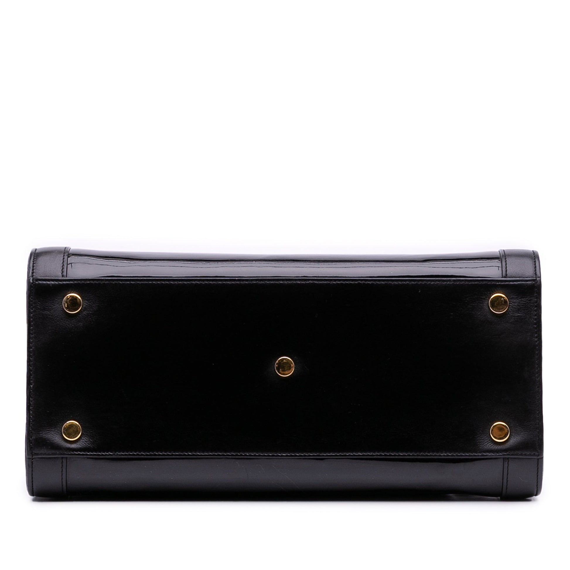 Saint Laurent Sac de Jour Large in pelle verniciata nera – 2014 - Etoilux