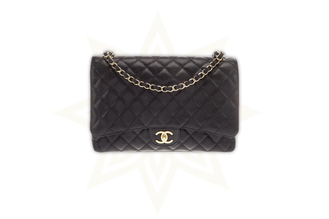Chanel Borsa classica Maxi a doppia patta - Etoilux