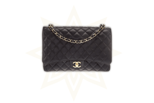 Chanel Borsa classica Maxi a doppia patta - Etoilux
