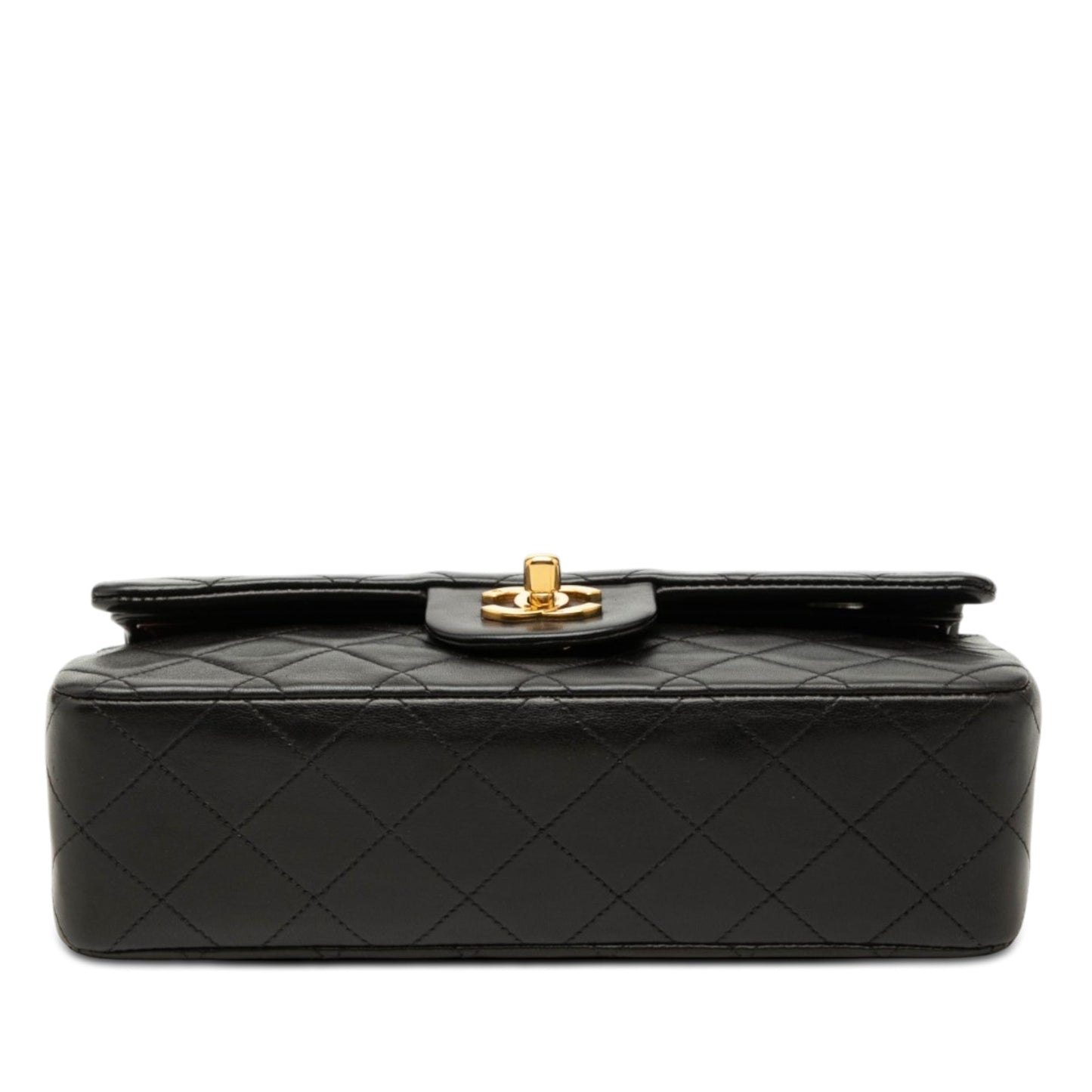 Chanel Classic Flap Small Pelle di Agnello Nera 1991-1994 – 23 cm - Etoilux