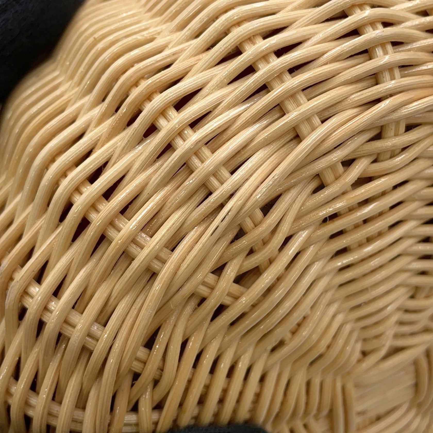 Prada Canapa e Rattan Bucket Bag Rosso – Medium - Etoilux