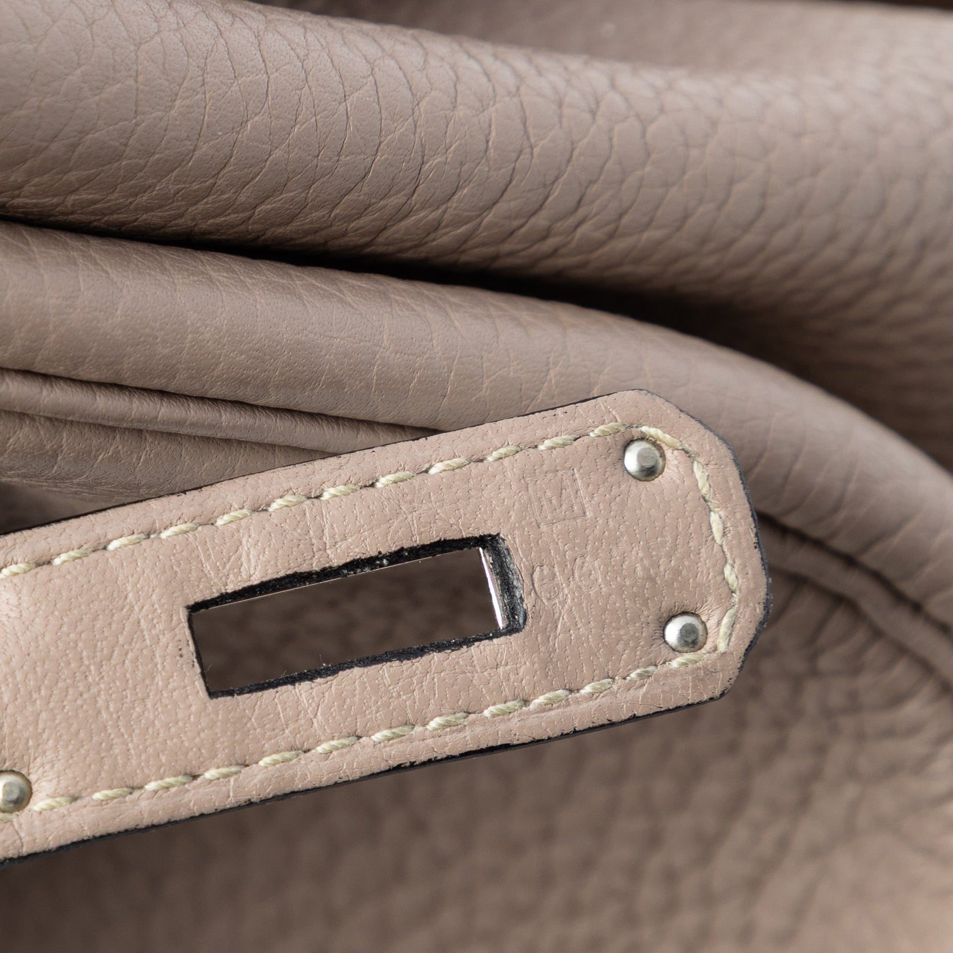 Hermès Birkin 35 Togo Gris Tourterelle Palladium Hardware 2009 - Etoilux