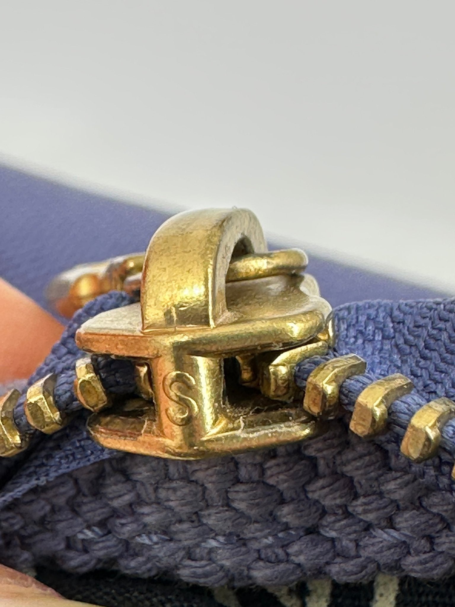 Louis Vuitton Antigua Cabas MM Canvas Blu Lavanda 2016 — 47 cm - Etoilux