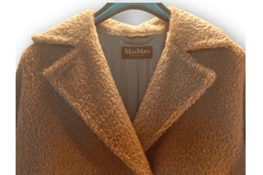 Cappotto Teddy Max Mara Studio in Alpaca e Lana Vergine - Taglia 36 - Etoilux