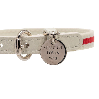 Gucci “Gucci Loves You” Bracciale in Pelle e Tela Web – Made in Italy - Etoilux