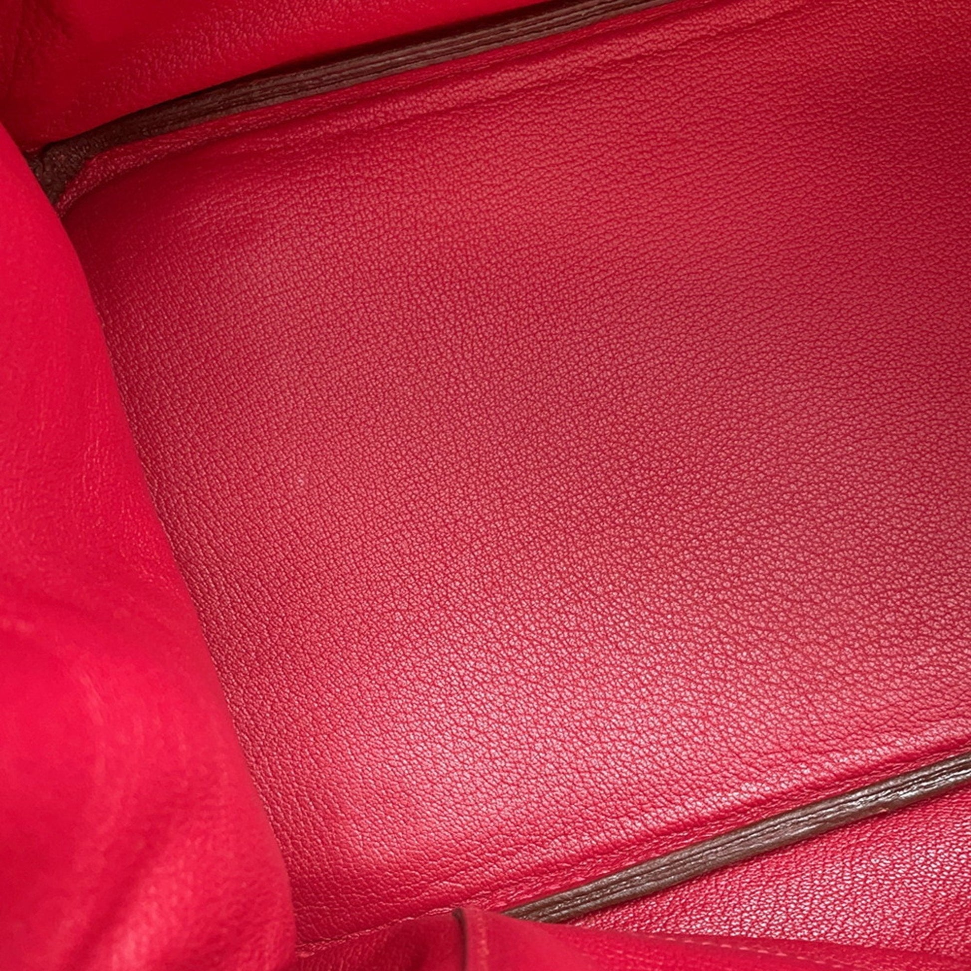 Hermès Birkin 35 – Pelle Rossa – Hardware Palladiato - Etoilux