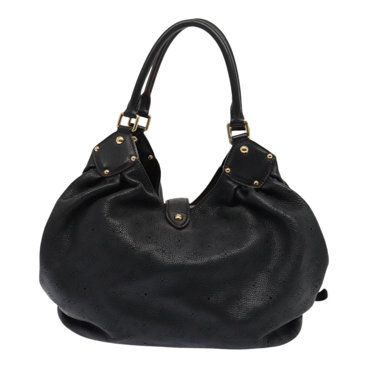 Louis Vuitton Mahina XL Hobo Pelle Perforata Nera — 2008 - Etoilux