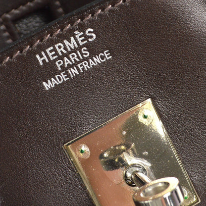 Hermès – Birkin 35 in Pelle Marrone con Inserti Tressé Multicolor - Etoilux