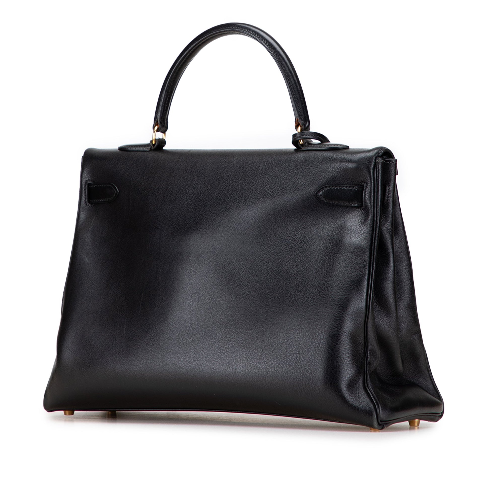 Hermès – Kelly Retourne 35 in Pelle Gulliver Noir (1997) - Etoilux