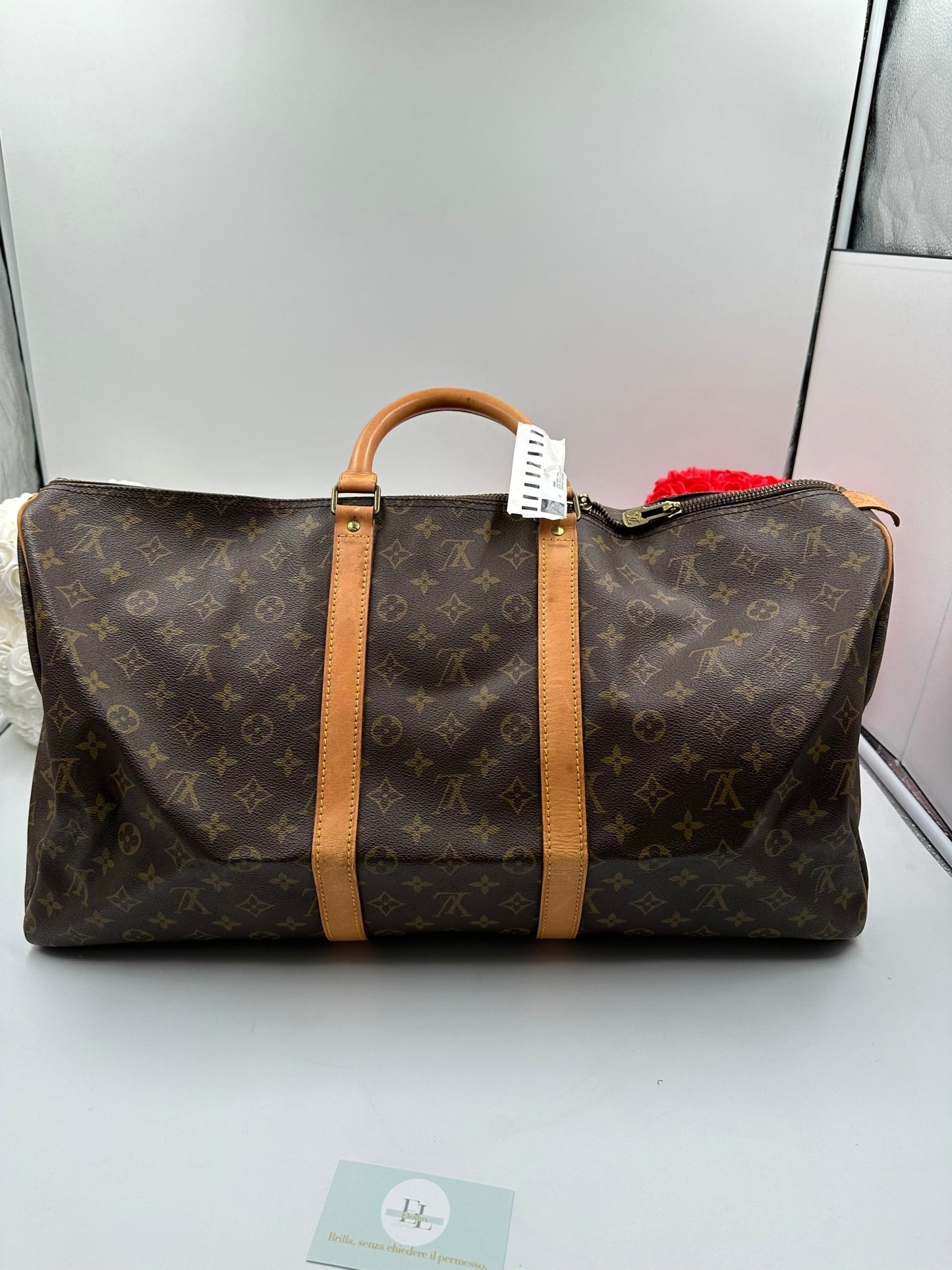 Louis Vuitton Keepall Bandoulière 55 Toile Monogram Vintage – 55 cm - Etoilux