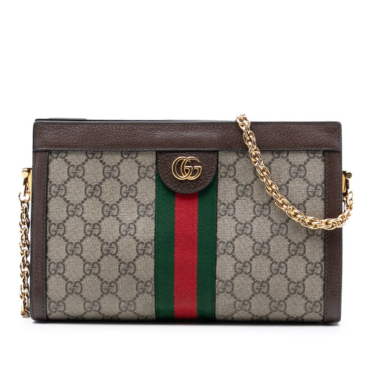 Gucci – Ophidia GG Supreme Web Chain Small - Etoilux