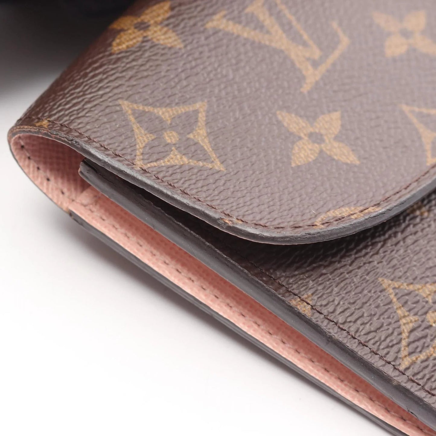 Louis Vuitton Portafoglio Sarah Monogram Canvas & Pelle Rosa Ballerina – Marrone/Rosa - Etoilux