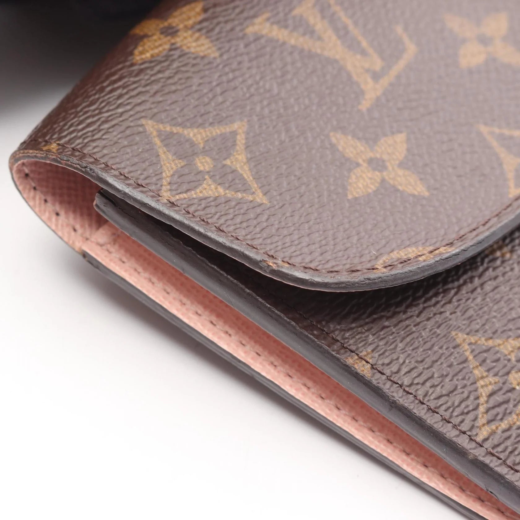 Louis Vuitton Portafoglio Sarah Monogram Canvas & Pelle Rosa Ballerina – Marrone/Rosa - Etoilux