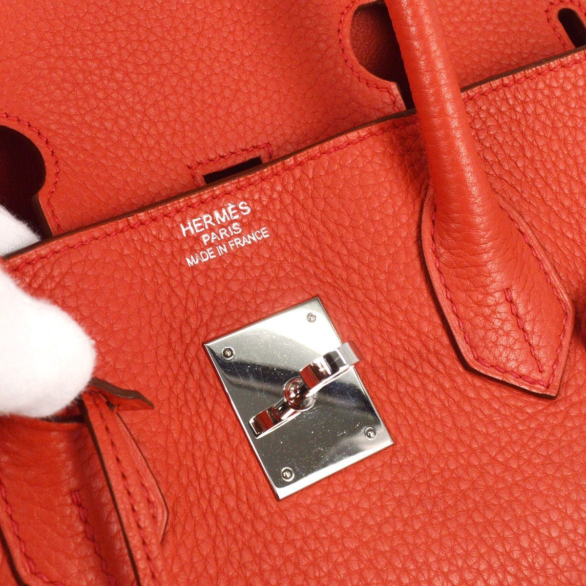Hermès Birkin 35 – Pelle Togo Capucine – Hardware Palladio – 2010 - Etoilux