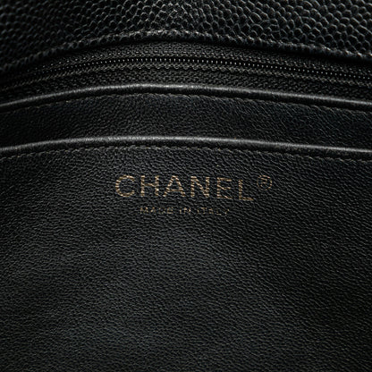 Chanel Jumbo Classic Single Flap Caviar Nero – 2008/2009 - Etoilux