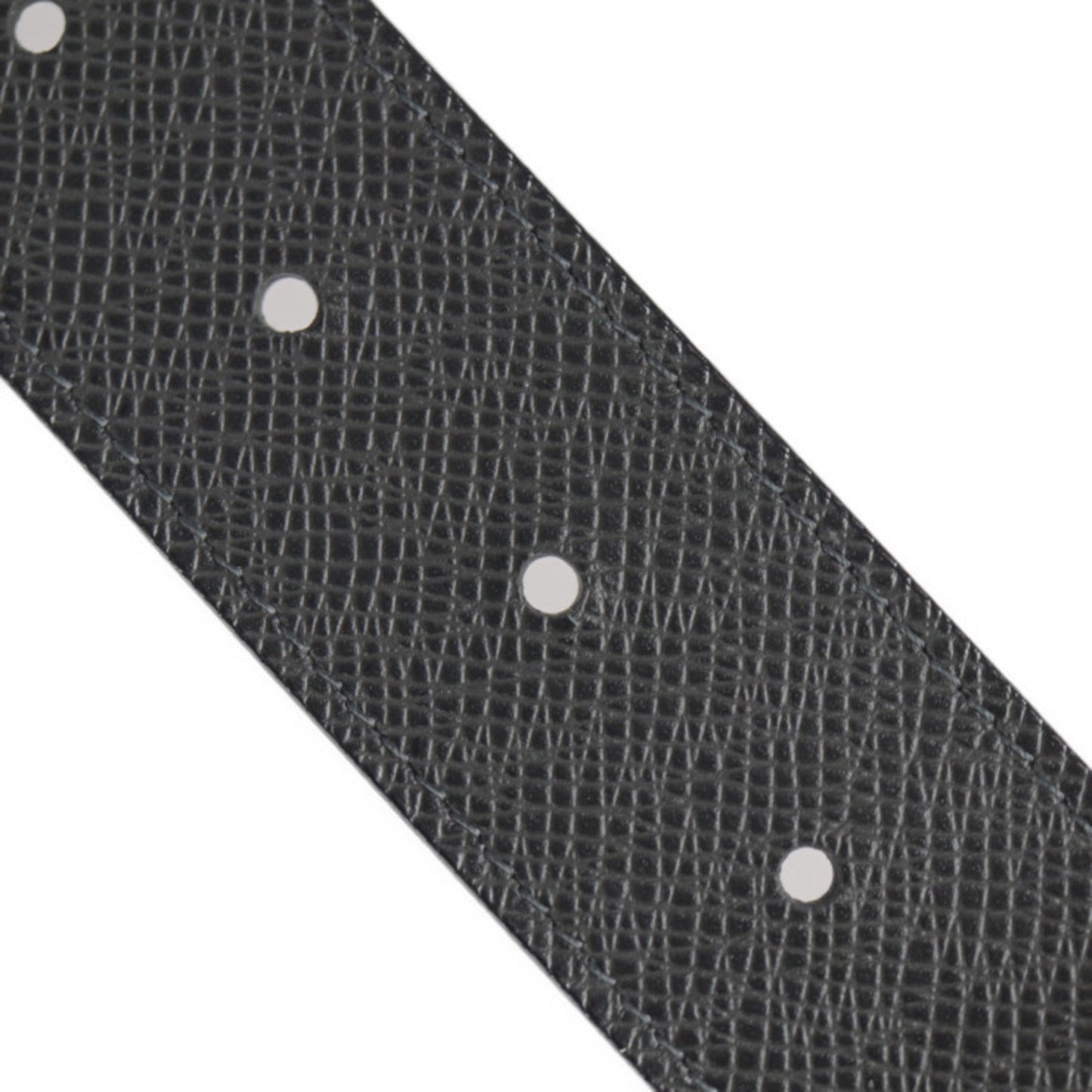 Louis Vuitton – Cintura in Pelle Nera con Fibbia LV Grafica - Etoilux