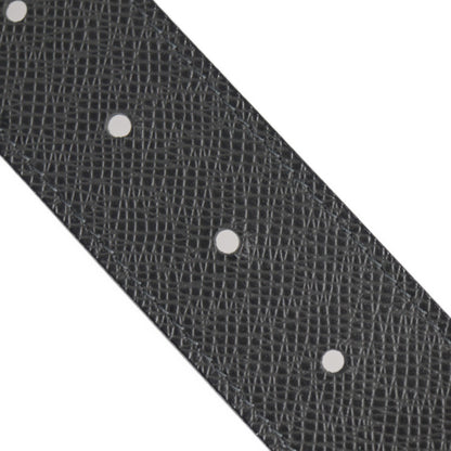 Louis Vuitton – Cintura in Pelle Nera con Fibbia LV Grafica - Etoilux