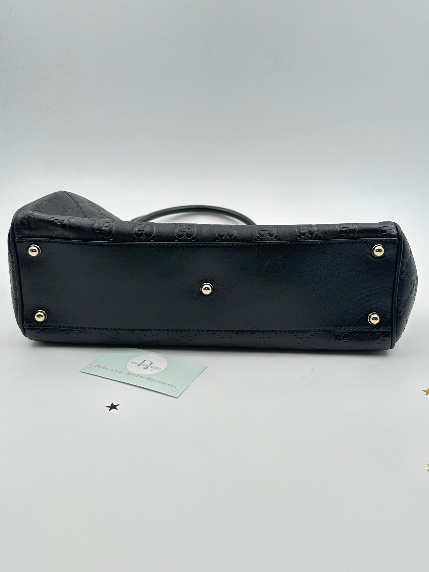 Gucci Jackie Medium in pelle Guccissima nera – 2000s - Etoilux