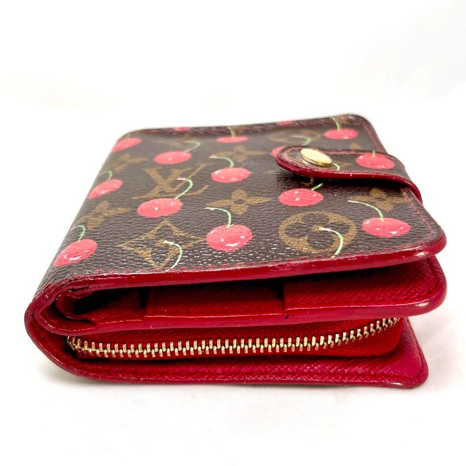 Louis Vuitton Monogram Cherry Compact Wallet – Edizione Limitata Takashi Murakami - Etoilux