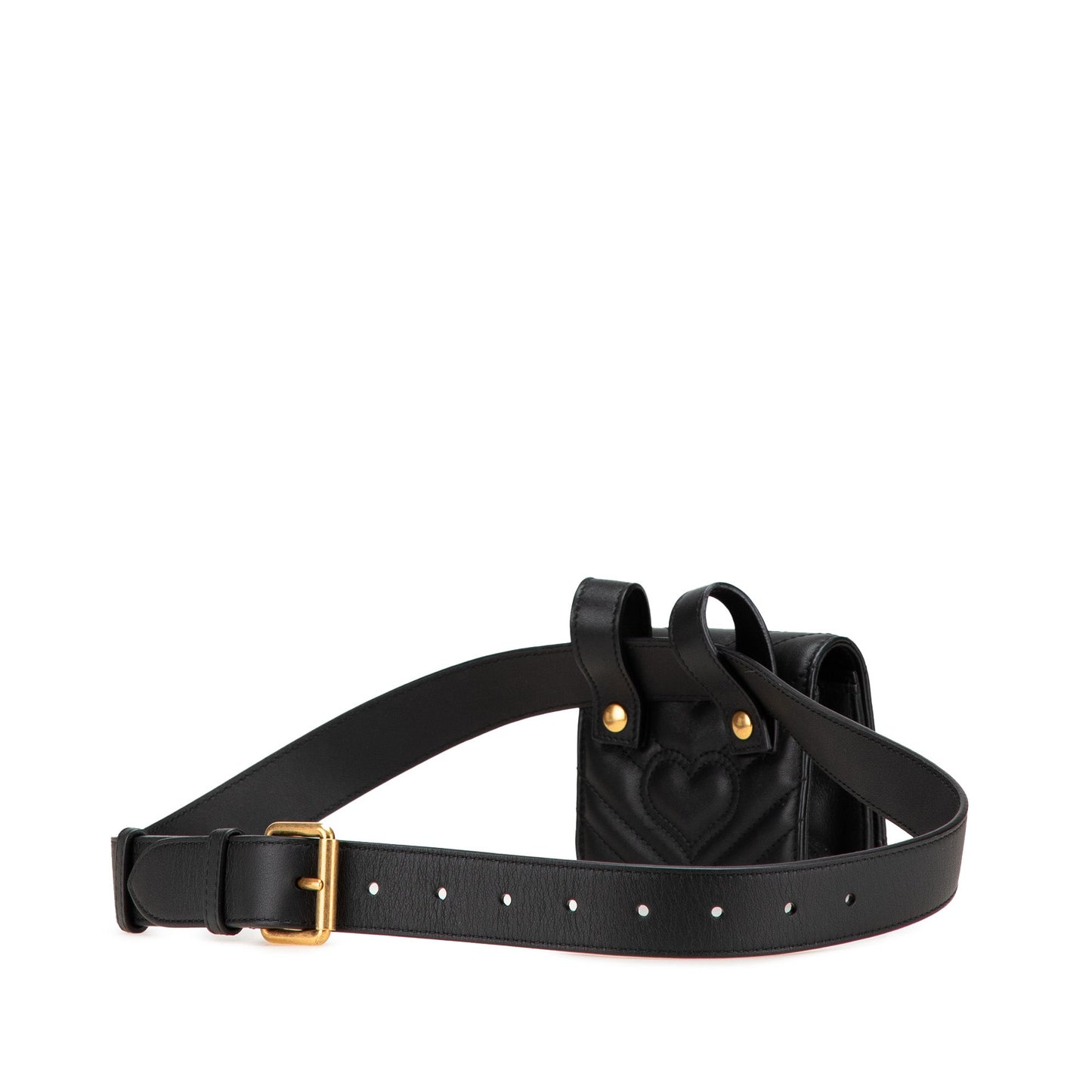 Gucci – Mini Belt Bag in pelle trapuntata con borchie – Nero – 2016/2025 - Etoilux