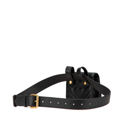 Gucci – Mini Belt Bag in pelle trapuntata con borchie – Nero – 2016/2025 - Etoilux