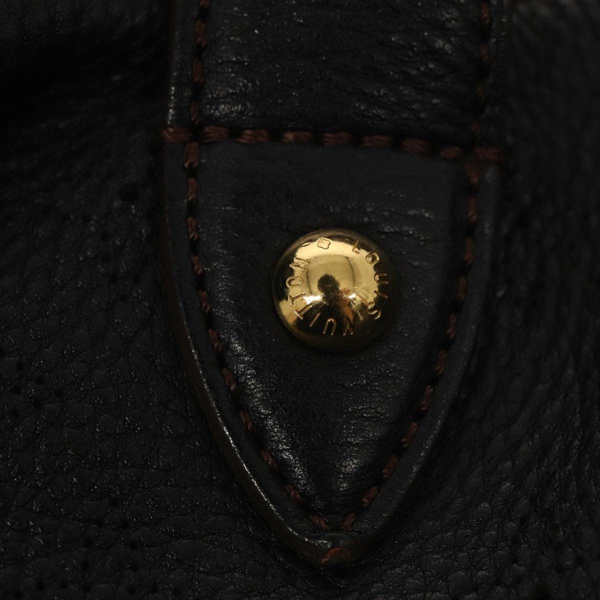 Louis Vuitton Mahina XL Hobo Pelle Perforata Nera — 2008 - Etoilux