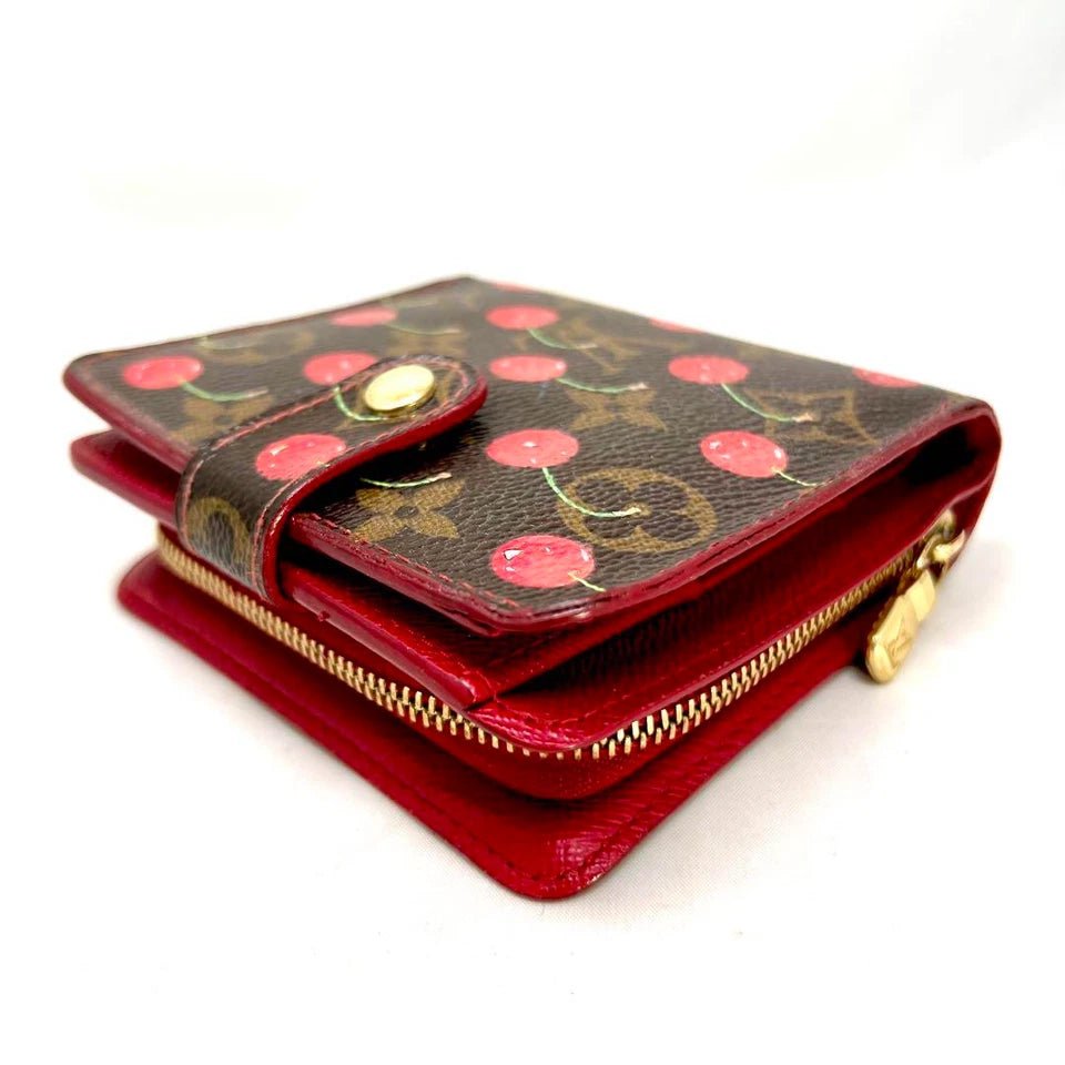 Louis Vuitton Monogram Cherry Compact Wallet – Edizione Limitata Takashi Murakami - Etoilux