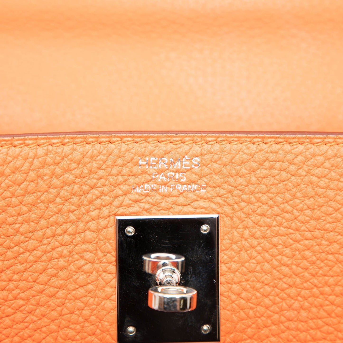 Hermès Kelly 35 Pelle Togo Arancione – 34 cm - Etoilux