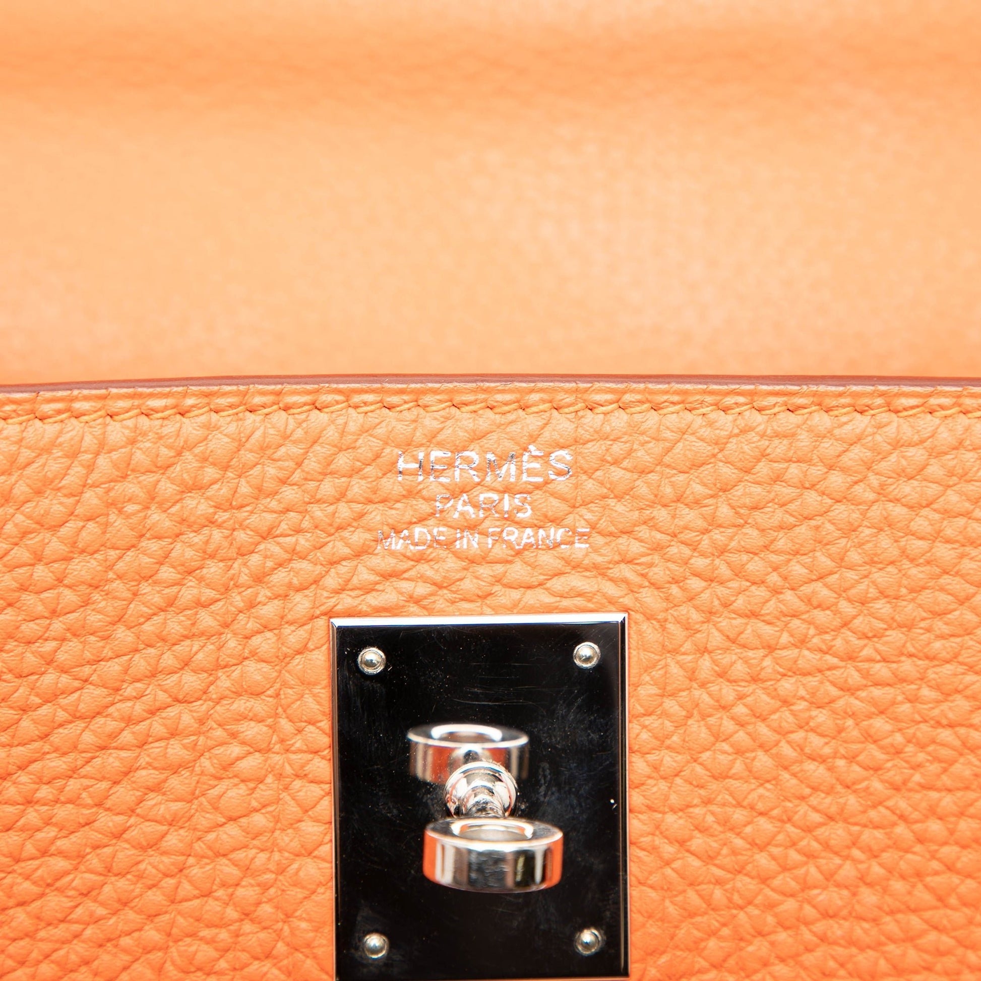 Hermès Kelly 35 Pelle Togo Arancione – 34 cm - Etoilux