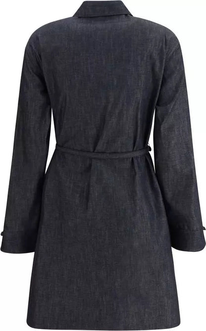 Fendi – Abito chemisier corto in chambray di cotone - Etoilux